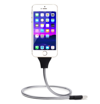 Retractable Charging Cable for iPhone 6/6S with Stand