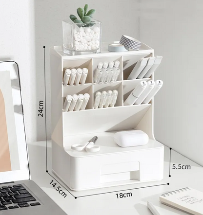 Angled Pen Holder Desk Organizer